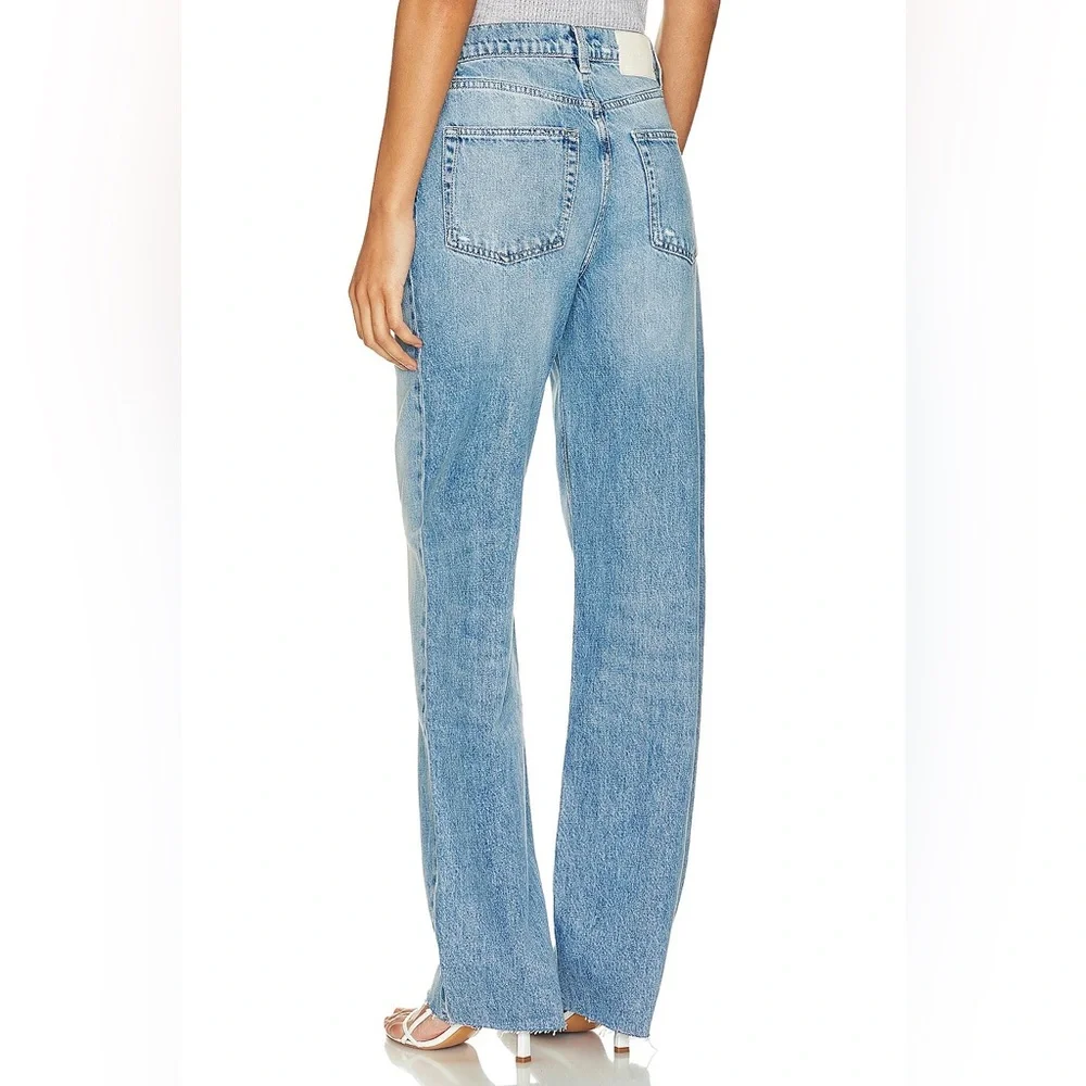 GRLFRND girlfriend distressed low rise boyfriend denim jeans - Picture 6 of 7